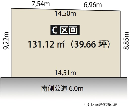 渋川町L＆Dプレイス全体区画図